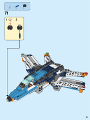 LEGO 31096 instructions page 55 – build guide