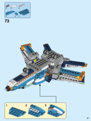 LEGO 31096 instructions page 57 – build guide
