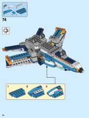LEGO 31096 instructions page 58 – build guide