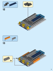 LEGO 31096 instructions page 9 – build guide