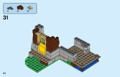 LEGO 31098 instructions page 34 – build guide