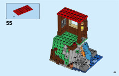 LEGO 31098 instructions page 45 – build guide