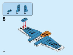 LEGO 31099 instructions page 10 – build guide