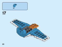 LEGO 31099 instructions page 20 – build guide