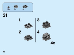 LEGO 31099 instructions page 36 – build guide