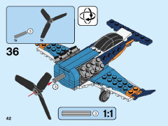 LEGO 31099 instructions page 42 – build guide