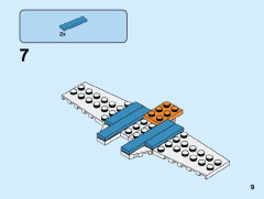 LEGO 31099 instructions page 9 – build guide