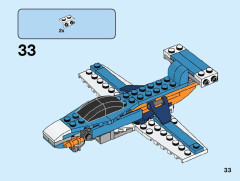 LEGO 31099 instructions page 33 – build guide