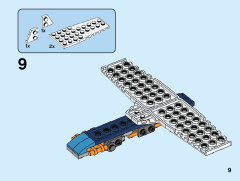 LEGO 31099 instructions page 9 – build guide