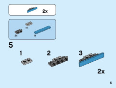 LEGO 31099 instructions page 5 – build guide