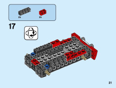 LEGO 31100 instructions page 21 – build guide