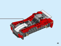 LEGO 31100 instructions page 45 – build guide