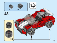 LEGO 31100 instructions page 51 – build guide