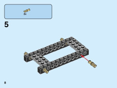 LEGO 31100 instructions page 8 – build guide