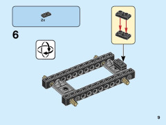 LEGO 31100 instructions page 9 – build guide