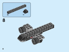 LEGO 31100 instructions page 8 – build guide