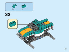 LEGO 31101 instructions page 43 – build guide