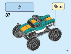 LEGO 31101 instructions page 49 – build guide