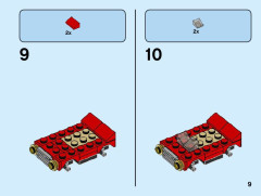 LEGO 31101 instructions page 9 – build guide