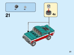 LEGO 31101 instructions page 21 – build guide