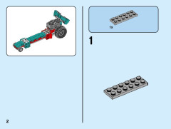 LEGO 31101 instructions page 2 – build guide