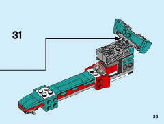 LEGO 31101 instructions page 33 – build guide