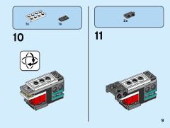 LEGO 31101 instructions page 9 – build guide