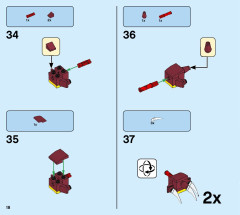 LEGO 31102 instructions page 18 – build guide