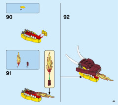 LEGO 31102 instructions page 45 – build guide