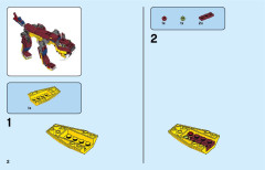 LEGO 31102 instructions page 2 – build guide