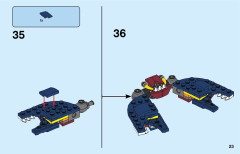 LEGO 31102 instructions page 23 – build guide