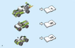 LEGO 31103 instructions page 2 – build guide