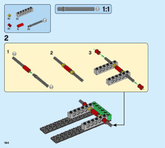 LEGO 31104 instructions page 184 – build guide