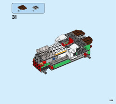 LEGO 31104 instructions page 209 – build guide