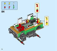 LEGO 31104 instructions page 70 – build guide