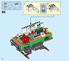LEGO 31104 instructions page 72 – build guide