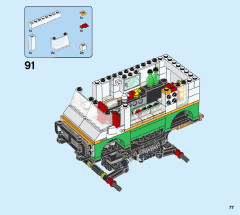LEGO 31104 instructions page 77 – build guide