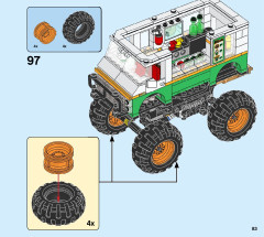 LEGO 31104 instructions page 83 – build guide