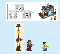 LEGO 31105 instructions page 109 – build guide