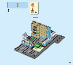 LEGO 31105 instructions page 137 – build guide