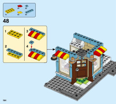 LEGO 31105 instructions page 154 – build guide