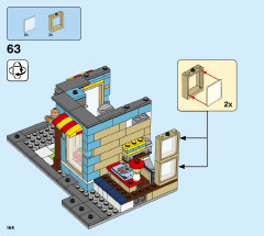 LEGO 31105 instructions page 164 – build guide