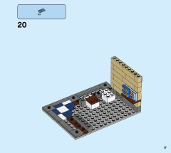 LEGO 31105 instructions page 17 – build guide