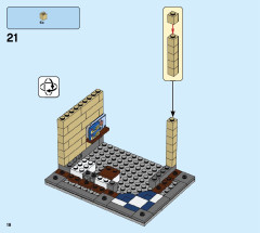 LEGO 31105 instructions page 18 – build guide