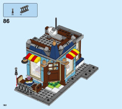 LEGO 31105 instructions page 182 – build guide