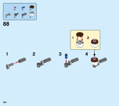 LEGO 31105 instructions page 184 – build guide