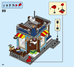 LEGO 31105 instructions page 186 – build guide
