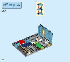 LEGO 31105 instructions page 206 – build guide