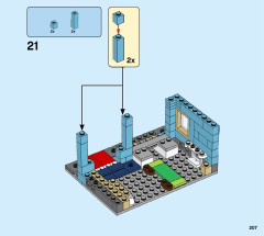 LEGO 31105 instructions page 207 – build guide