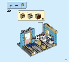LEGO 31105 instructions page 217 – build guide